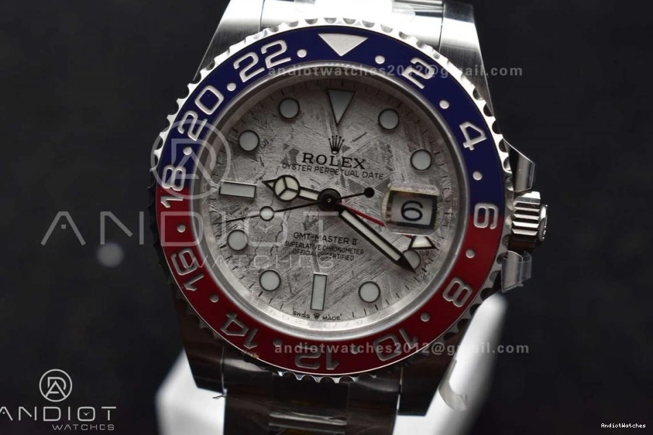 Dial 1:1 Real CHS Edition Oyster on GMT II Modern BLRO Best Gold 126719 Factory Meteorite VR3285 Bracelet Gain Master Weight 930 0219